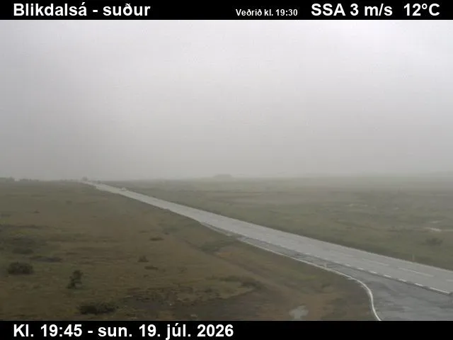 Blikdalsá (til suðurs)