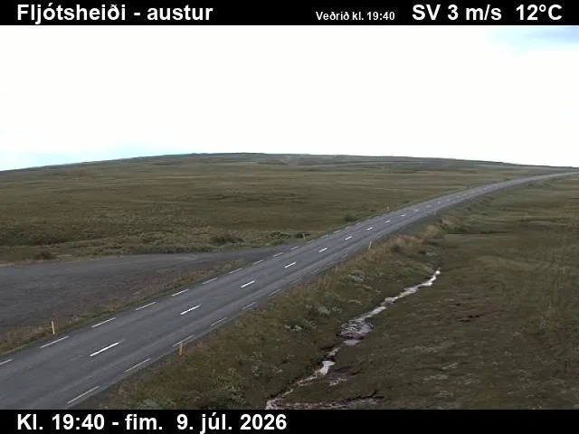 Fljótsheiði (til austurs)