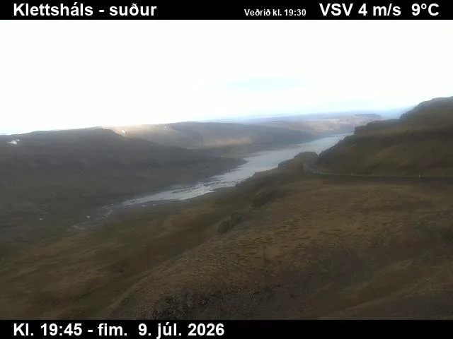 Klettsháls (til suðurs)