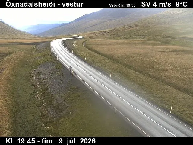Öxnadalsheiði (til vesturs)