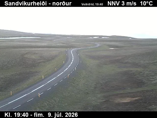 Sandvíkurheiði (til norðurs)