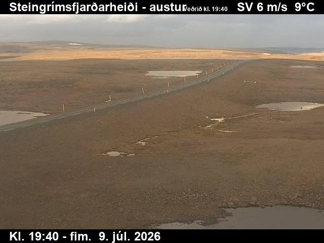 Steingrímsfjarðarheiði (til austurs)