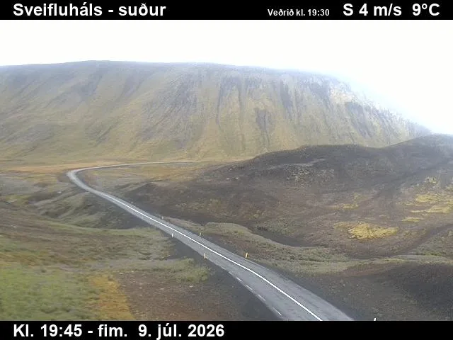 Sveifluháls (til suðurs)