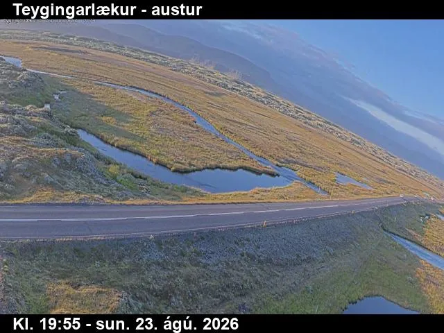 Teygingarlækur (til austurs)