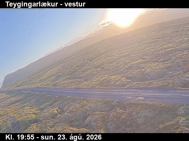 Teygingarlækur (til vesturs)