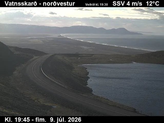 Vatnsskarð eystra (til norðvesturs)
