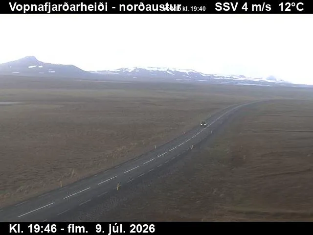Vopnafjarðarheiði (til norðausturs)